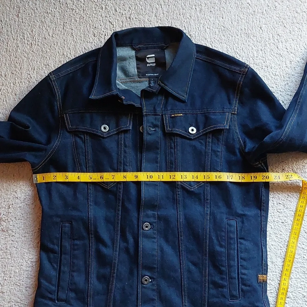 G-Star Raw Dark Denim Jacket Sz L